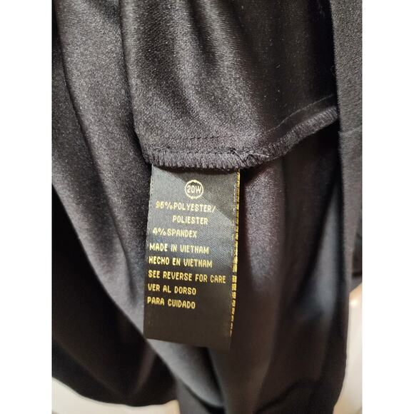 Shelby Nites Embellished Sleeveless Black Shift Dress Business Summer Size 20W - Picture 6 of 6